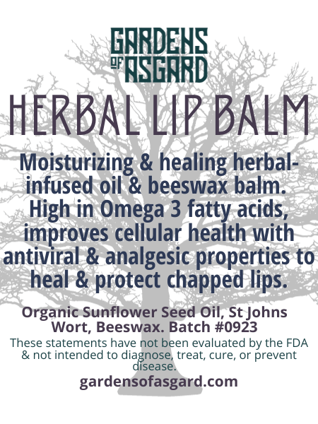 Herbal Infused Beeswax Lip Balm