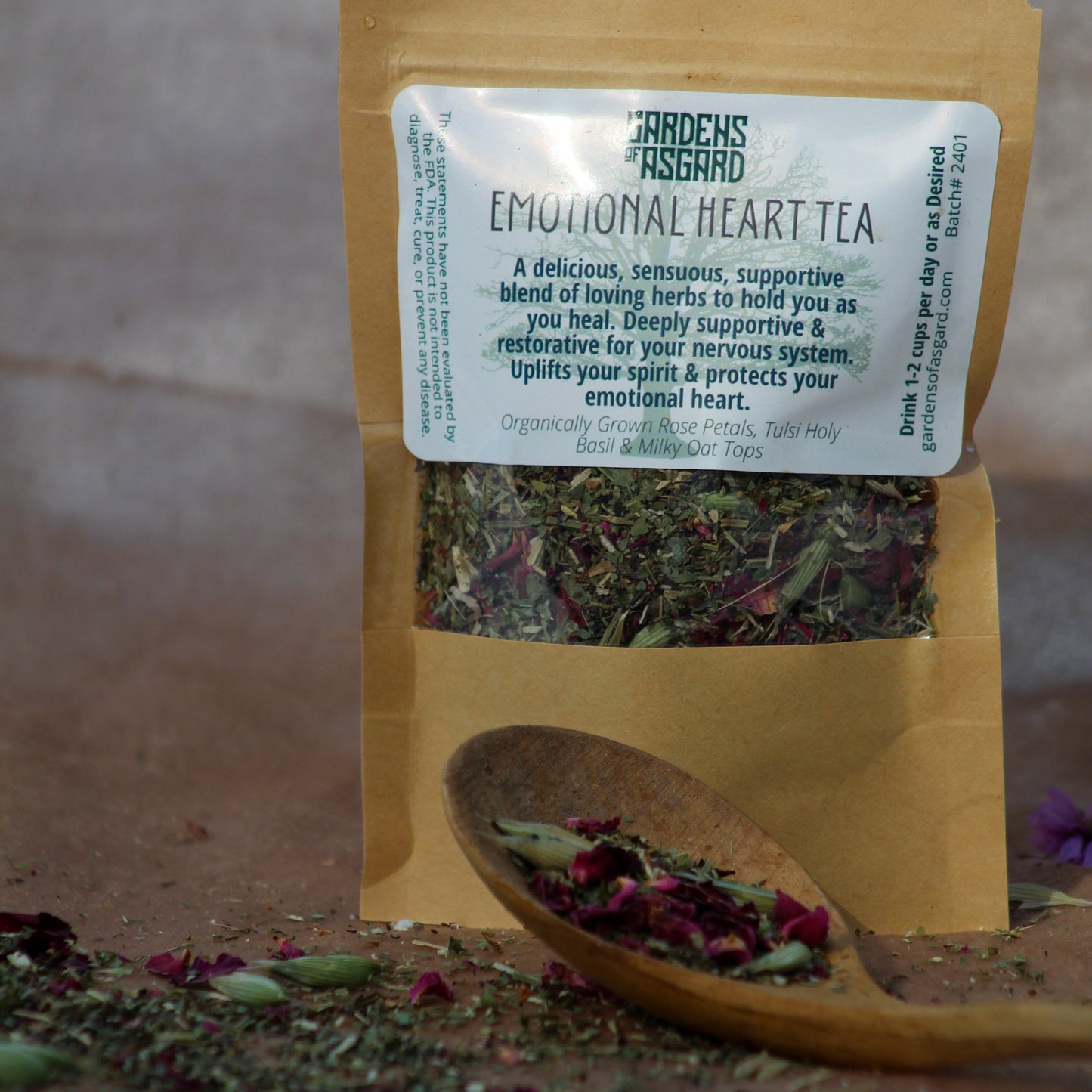 Emotional Heart Support :: Herbal Loose Leaf Tea Blend